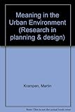 Meaning in the urban environment
