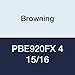 Browning PBE920FX 4 15/16 Tapered Roller Pillow Block, 4 Bolt, Setscrew Double Collar Lock, LN Mount Type, Contact Seal, Cast Iron, Inch, 4-15/16" Bore, 5-1/2" Base To Center Height, 14-7/16" Bolt Hole Spacing Width