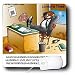 Londons Times Funny Music Cartoons - Muskrat Divorce Attorney - Mouse Pads