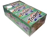 Trident Minty Sweet Twist Sugarless Gum with Xylitol - 12 x 18 stick packs = 216 sticks of sugar free gum