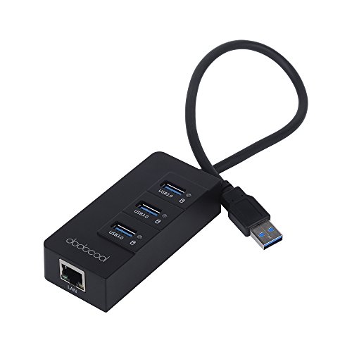dodocool USB3.0 ハブ 3ポート HUB LAN有線ネットワークアダプタ Free Driver RJ45 ギガビットイーサネット【並行輸入品】