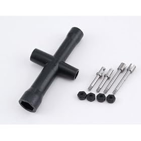 Team Losi Front Rear Threaded Axle Set: Micro T B DT RAM from RTR Electric Cars Losi/Team Losi