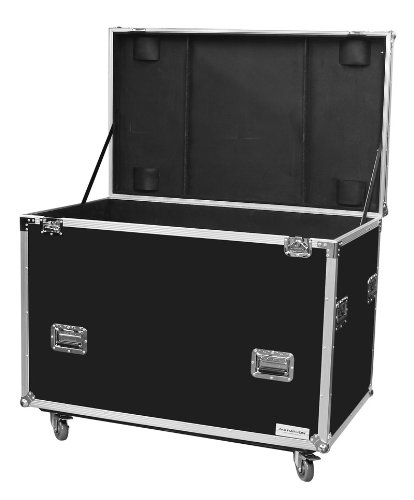 Marathon Flight Ready Case MA-Tut50W Utility Trunk Case - Interior Recessed Hardware, Foam Lined Interior, with Casters - 1/2 Inch Plywood