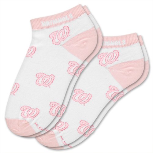 MLB Washington Nationals Women's Pink Socks (2 Pack)