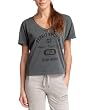 ESPRIT SPORTS Damen T-Shirt 112ES1K024, Gr. 40 (L), Grau (Slate Grey 046)