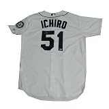Seattle Mariners Autograph Ichiro Authentic Home Jersey. MLB Authenticated.
