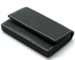 AUTHENTIC COACH EMBOSSED BLACK LEATHER MULTI GUSSETED CARD CASE 8889 (Unisex)
