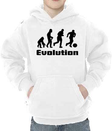 Touchlines Kinder Kapuzen Sweatshirt Evolution Fussball, white, 152/164, KK204 Preisvergleich