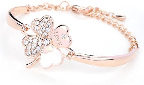 StMen Women's Clover Korean Jewelry Accessories Crystal Bracelets(C4)
