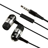 Buy Black Chrome Silver 3.5mm In-Ear Stereo Headset w On-off for Samsung GT-i9100...