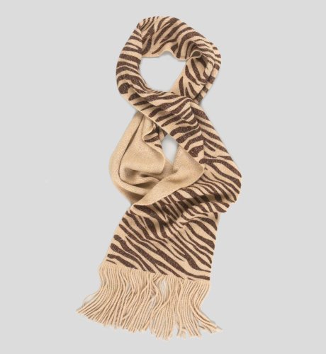 Animal Print Sparkle Scarf