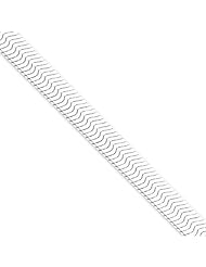 8.75mm, Sterling Silver, Herringbone Chain, 20 inch