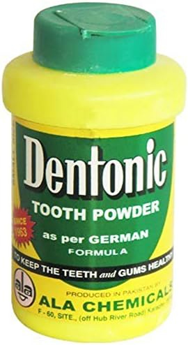 Dentonic Tooth Powder 6.35 Oz (180 Grams) -Super-smile Whitening Toothpowder