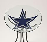 Dallas Cowboys Glass Birdbath