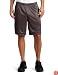 Champion  Men's Long Mesh Short With Pockets,Granite Heather,Small
