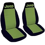 1992 Jeep Wrangler YJ seat covers. One front set of seat covers. Black and hunter... by Designcovers&node=15684181