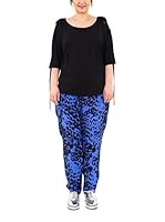 Girotondo Camiseta Manga Larga (Negro)