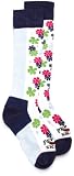 Hot Chillys Girls' Flower Med Sock