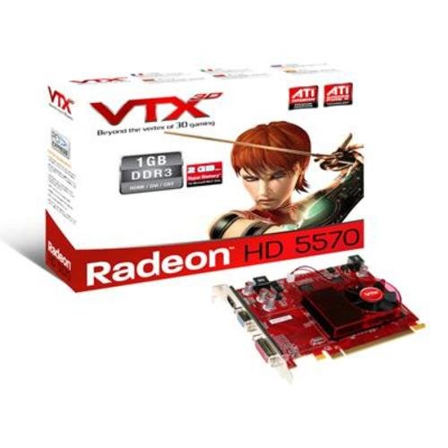 VTX3D ATI Radeon HD5570 Grafikkarte (PCI-e, 1GB GDDR3 Speicher, HDMI, DVI, 1 GPU) Preisvergleich
