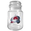 Colorado Avalanche 31oz Glass Candy Jar NHL Hockey