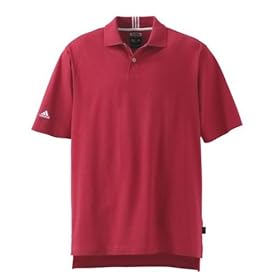 Adidas Polo Mens Climalite Ottoman Solid Golf Shirt A18: Sports &amp; Outdoors