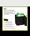 Honey-Can-Do SFT-02084 Mini Soft Fabric Storage Bin, 2-Pack, Black, 7 by 7 by 5.75-Inch