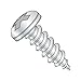 #6 x 2 1/2" Type A Self-Tapping Screws/Phillips/Pan Head/Steel/Zinc (Carton: 2,000 pcs)