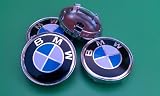 Produkt-Bild: 4 BMW 60mm ALLOY WHEEL CENTRE CAPS HUB COVERS BADGES EMBLEM / Bmw Nabendeckel Felgendeckel Nabenkappen Logo 60mm 'SATZ VON 4'