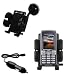 Sony Ericsson K510i Flexible Auto Windshield Holder with Car Charger - Uses Gomadic TipExchange