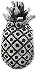 Sterling Silver Pineapple Bead Charm For Pandora, Biagi, Chamilia & European Bracelets, Charms For Women
