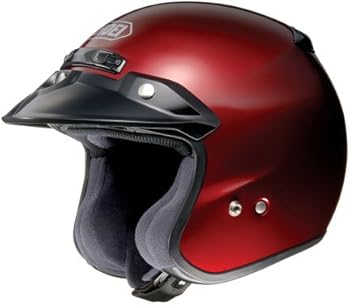 Shoei RJ PLATINUM R SERIES CRUISER WINE SIZE:XLG Motorcycle Open-Face-Helmet