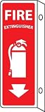 Signs-Fire Extinguisher (Vertical) Dbl Faced