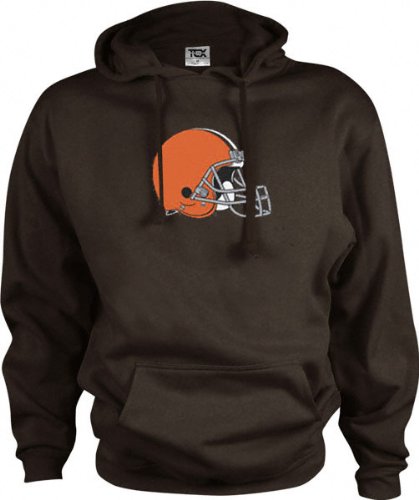 Cleveland Browns Logo Premier Hooded Sweatshirt - Medium