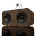 VERS Audio Hand Crafted High End Wood Sound System Apple iPod Dock Speakers - Dark Walnut