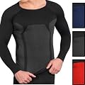 Herren Thermo Sport Funktionsw�sche Hemd Langarm - Ski Unterw�sche mit Elasthan