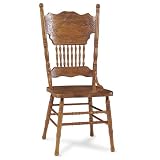 International Concepts 1C04-502 Double Pressback Chair Medium Oak