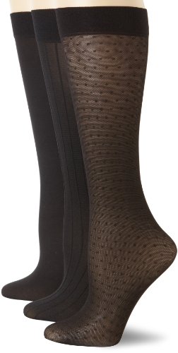Anne Klein Womens three Pack Mesh Dot Trouser Sock, Black, One Size 41TzX%2Bo4LbL Anne Klein Womens three Pack Mesh Dot Trouser Sock, Black, One Size