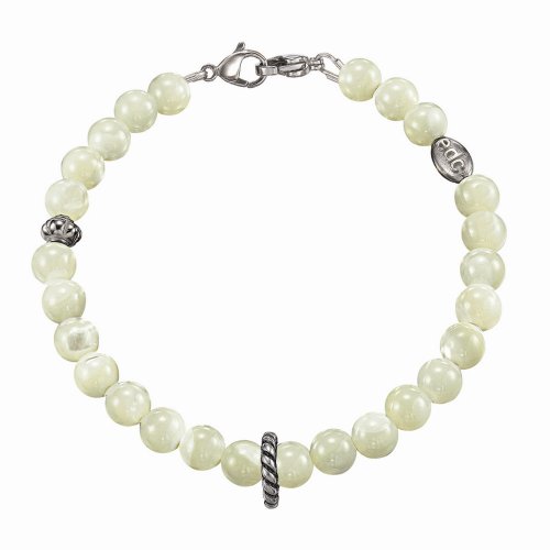edc by Esprit Damen-Armband Glamour Chic Milky Wei&szlig; EEBR10146A180 Preisvergleich