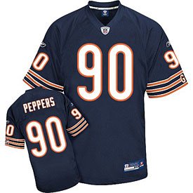 Jersey Peppers Navy Authentic