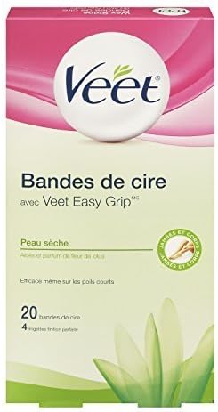 Veet Ready To Use Wax Strips - Normal To Dry Skin: 20 Count by ReGo Trading
