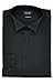 New Mens Dress Shirt Black Tuxedo Wing Tip Tailored Slim Fit Wrinkle Free By Azar Man