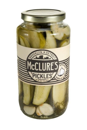 McClure's Garlic Dill Pickles 32 Ounce (Pack of 4)