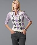 Apparel : Tommy Hilfiger Jocelyn Argyle Sweater Vest