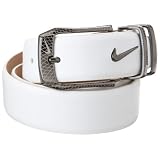 Nike Belts Mens Laser Etched Buckle Belt by