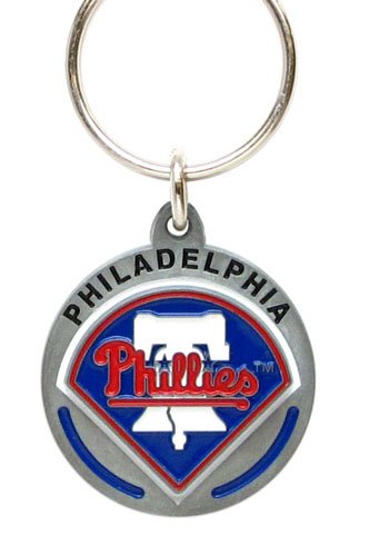 Zinc MLB Team Logo Key Ring - Philadelphia Phillies