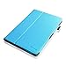 Fintie Premium PU Leather Cover for 10.1 Inch Tablet Inclu. iRULU eXpro X1s / X1 Plus 10.1, Dragon Touch A1 / A1X Plus 2016 Edition, ValuePad VP112 (Check Compatible List Below), Blue