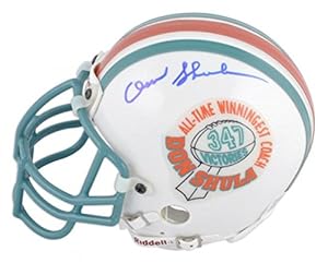 Miami Dolphins Don Shula Signed 17-0 Pro Helmet - Memories - Mounted Memories Certified - Autographed NFL Helmets