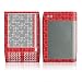 Dots Red Design Protective Decal Skin Sticker for Amazon Kindle E-Book Reader