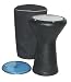 Alexandria Aluminum Doumbek, 11" x 17", Black (Vinyl Covering)