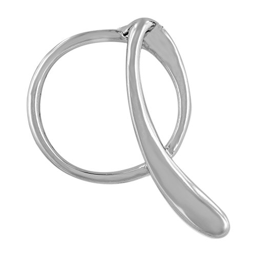 Designer Inspired Sterling Silver Script "a" Pendant